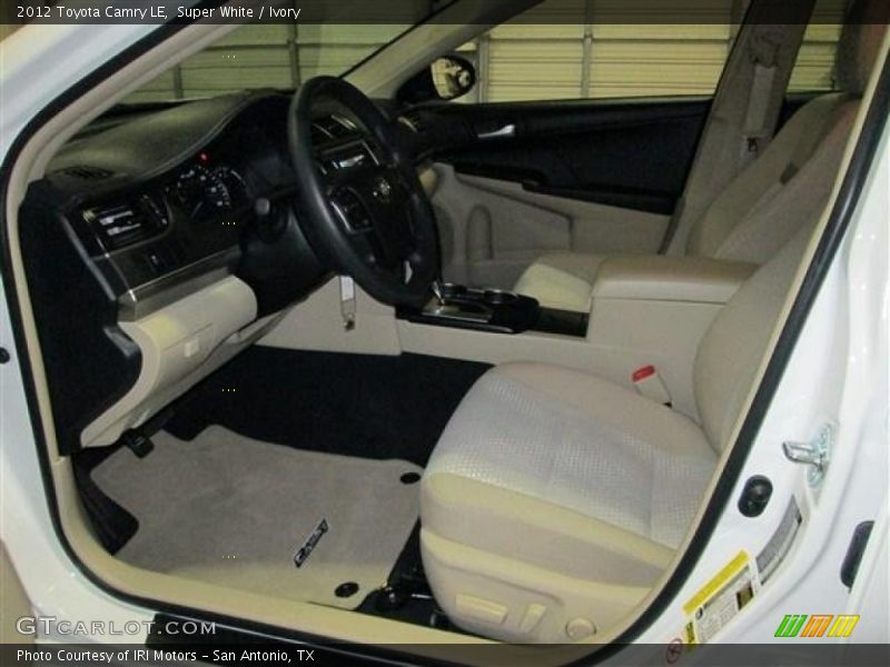 Super White / Ivory 2012 Toyota Camry LE