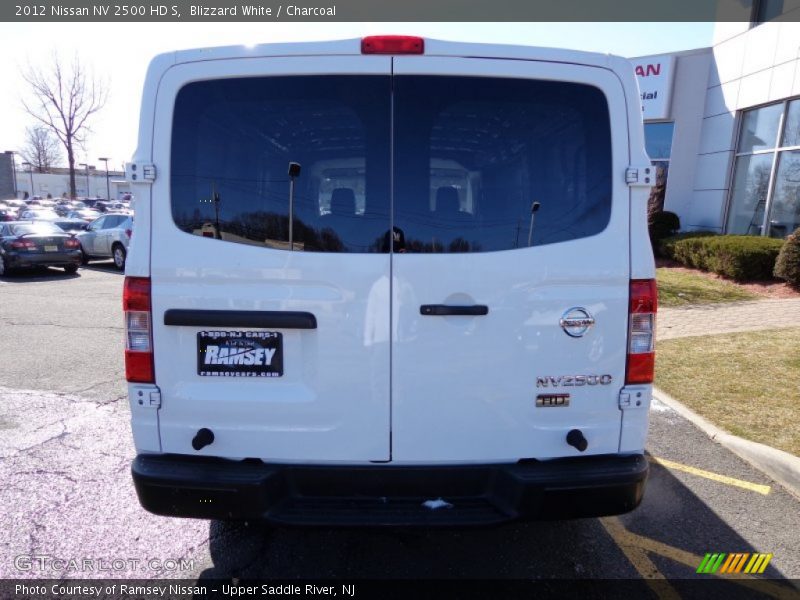 Blizzard White / Charcoal 2012 Nissan NV 2500 HD S