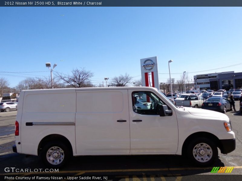 Blizzard White / Charcoal 2012 Nissan NV 2500 HD S