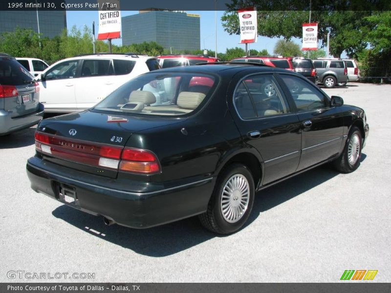 Cypress Pearl / Tan 1996 Infiniti I 30