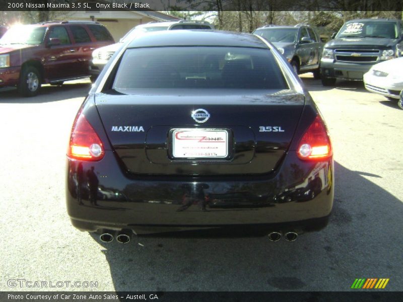 Onyx Black / Black 2006 Nissan Maxima 3.5 SL