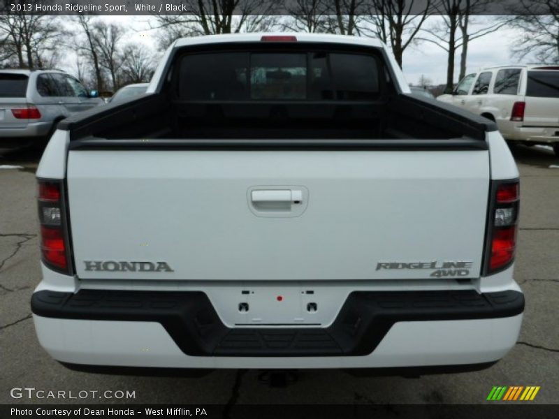 White / Black 2013 Honda Ridgeline Sport