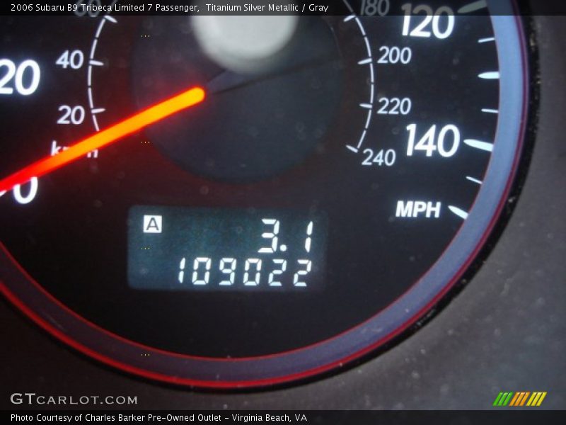 Titanium Silver Metallic / Gray 2006 Subaru B9 Tribeca Limited 7 Passenger