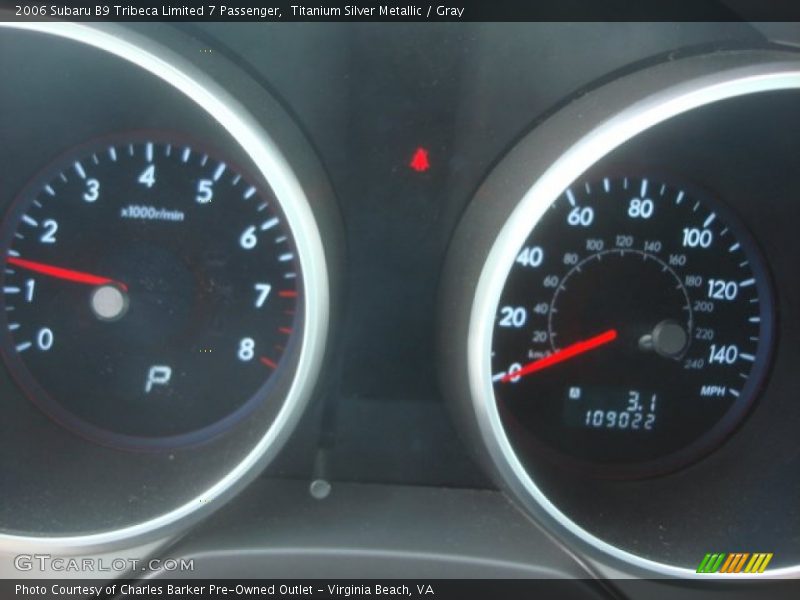 Titanium Silver Metallic / Gray 2006 Subaru B9 Tribeca Limited 7 Passenger