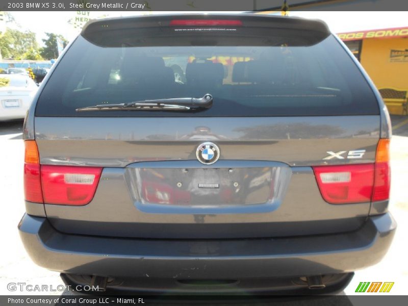 Steel Grey Metallic / Gray 2003 BMW X5 3.0i