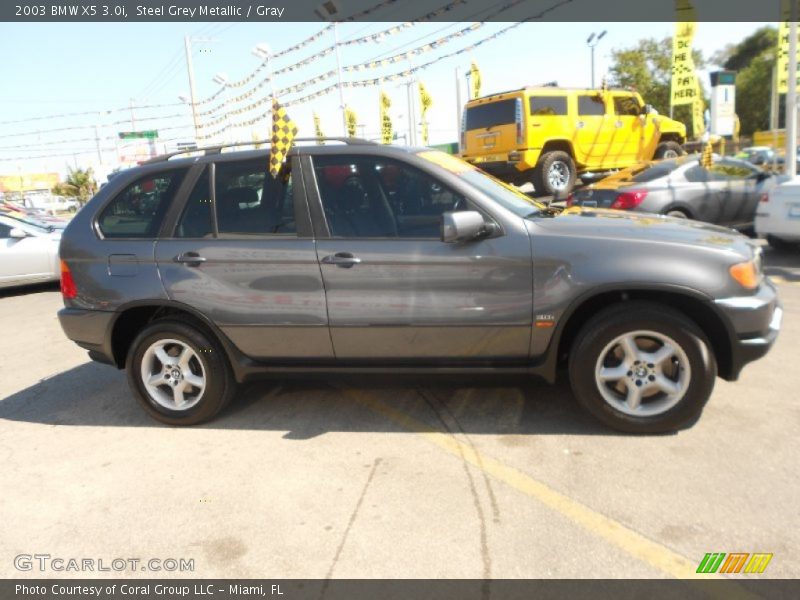 Steel Grey Metallic / Gray 2003 BMW X5 3.0i