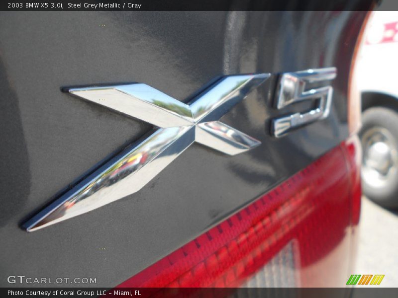 Steel Grey Metallic / Gray 2003 BMW X5 3.0i