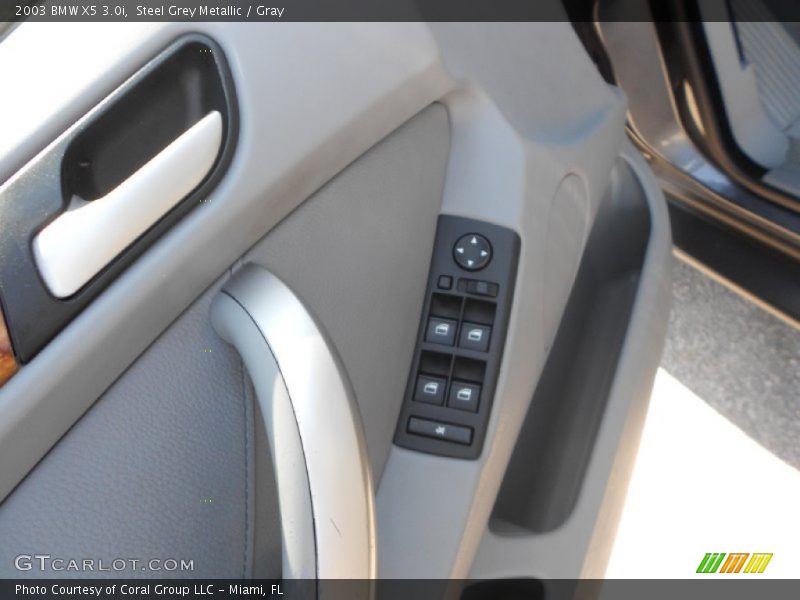 Steel Grey Metallic / Gray 2003 BMW X5 3.0i