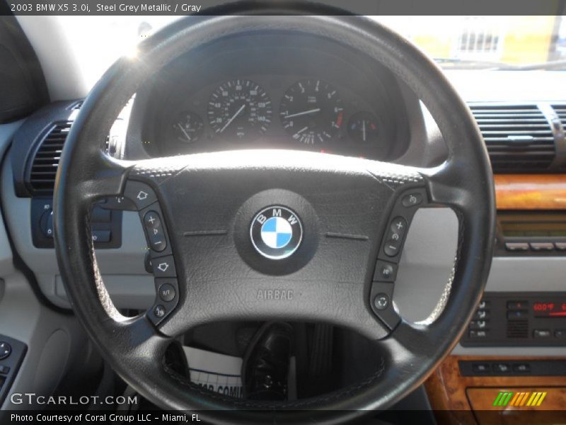  2003 X5 3.0i Steering Wheel