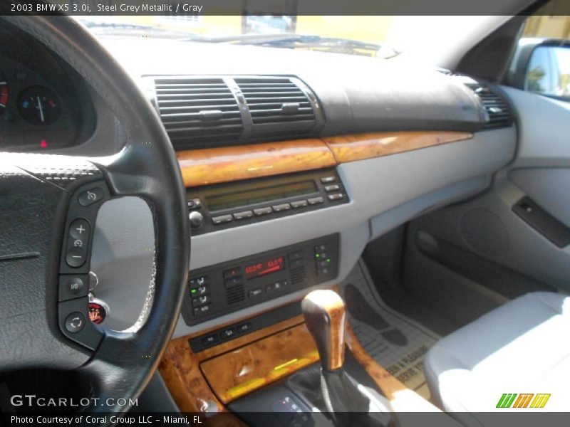 Steel Grey Metallic / Gray 2003 BMW X5 3.0i