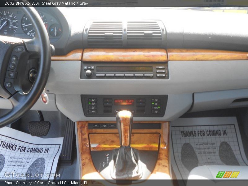Steel Grey Metallic / Gray 2003 BMW X5 3.0i