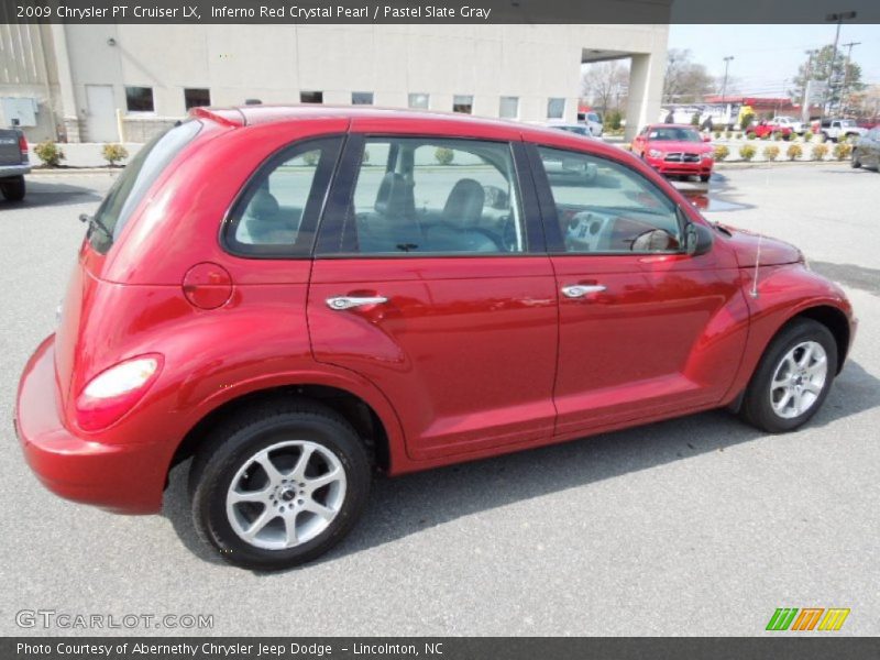 Inferno Red Crystal Pearl / Pastel Slate Gray 2009 Chrysler PT Cruiser LX