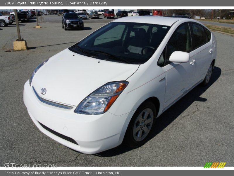 Super White / Dark Gray 2009 Toyota Prius Hybrid Touring
