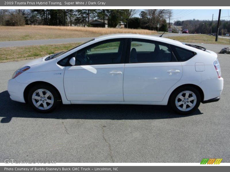 Super White / Dark Gray 2009 Toyota Prius Hybrid Touring