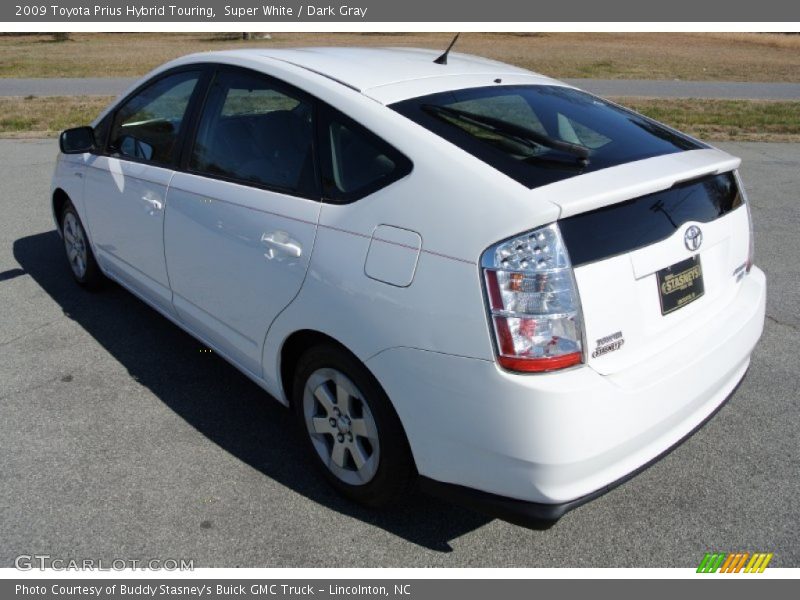 Super White / Dark Gray 2009 Toyota Prius Hybrid Touring