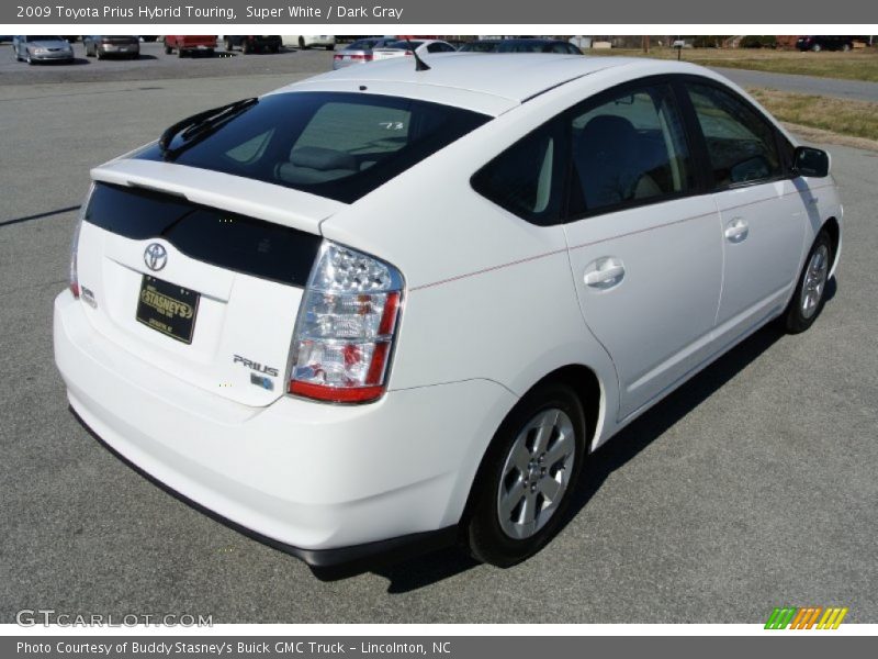 Super White / Dark Gray 2009 Toyota Prius Hybrid Touring