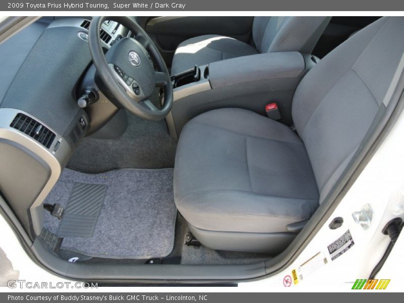 Super White / Dark Gray 2009 Toyota Prius Hybrid Touring