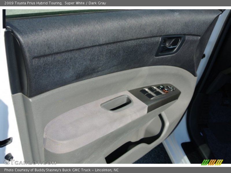 Super White / Dark Gray 2009 Toyota Prius Hybrid Touring