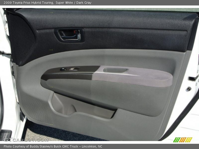 Super White / Dark Gray 2009 Toyota Prius Hybrid Touring
