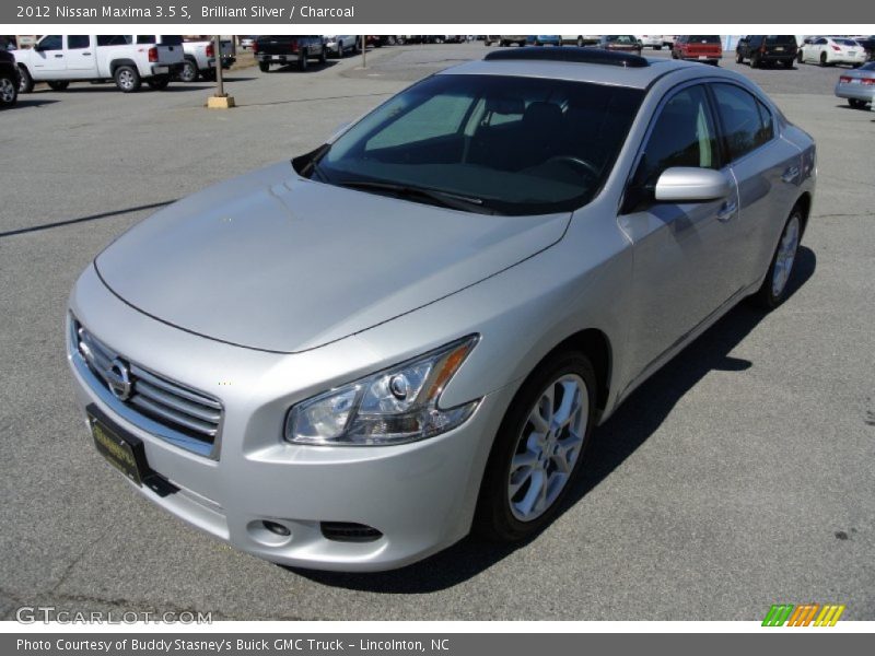 Brilliant Silver / Charcoal 2012 Nissan Maxima 3.5 S