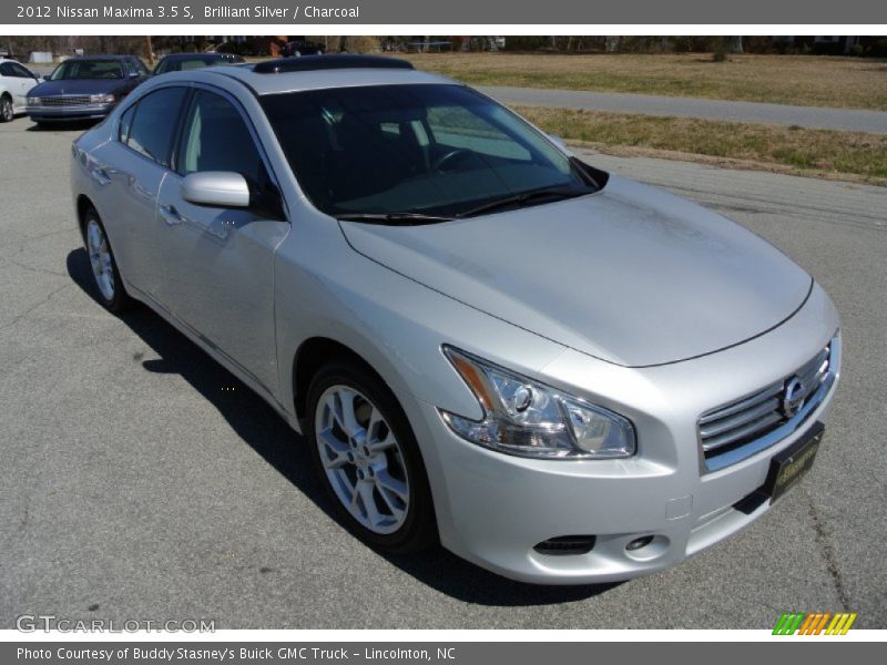 Brilliant Silver / Charcoal 2012 Nissan Maxima 3.5 S
