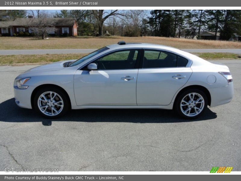 Brilliant Silver / Charcoal 2012 Nissan Maxima 3.5 S
