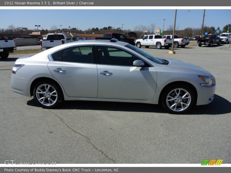 Brilliant Silver / Charcoal 2012 Nissan Maxima 3.5 S