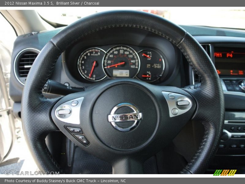 Brilliant Silver / Charcoal 2012 Nissan Maxima 3.5 S