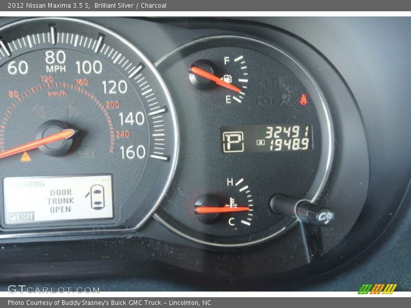 Brilliant Silver / Charcoal 2012 Nissan Maxima 3.5 S