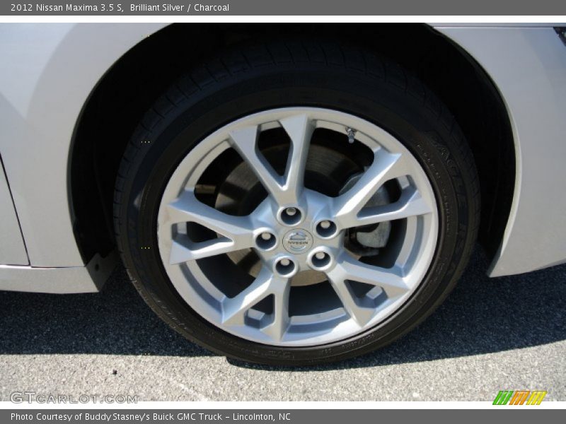 Brilliant Silver / Charcoal 2012 Nissan Maxima 3.5 S