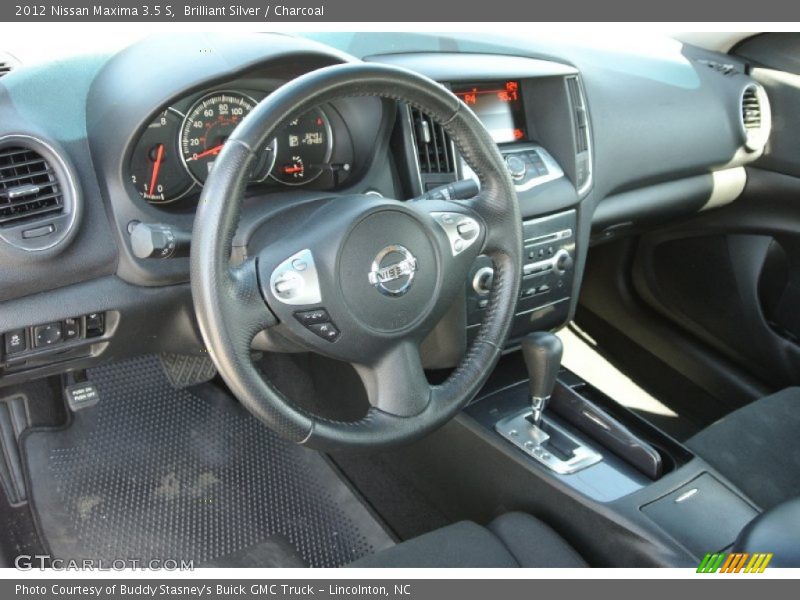 Brilliant Silver / Charcoal 2012 Nissan Maxima 3.5 S