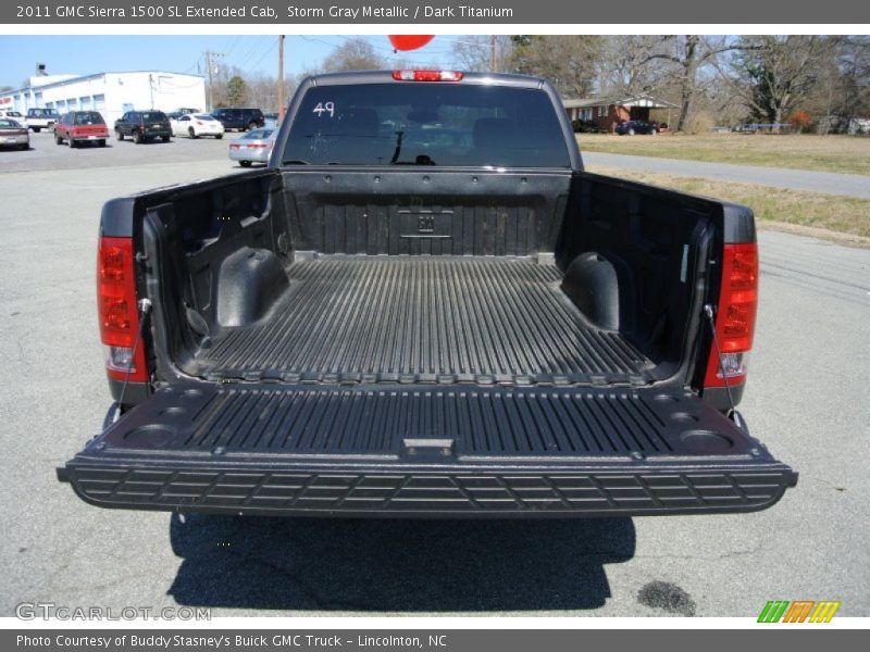 Storm Gray Metallic / Dark Titanium 2011 GMC Sierra 1500 SL Extended Cab