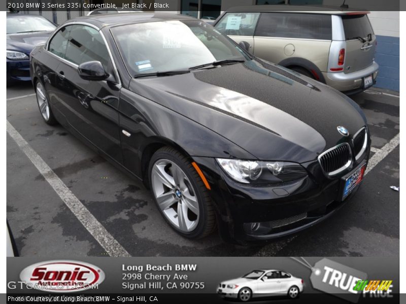 Jet Black / Black 2010 BMW 3 Series 335i Convertible