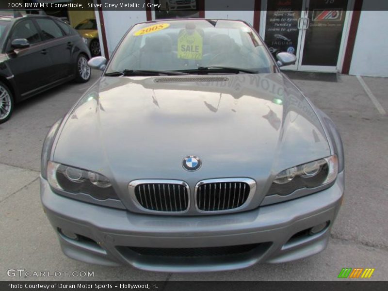 Silver Grey Metallic / Grey 2005 BMW M3 Convertible