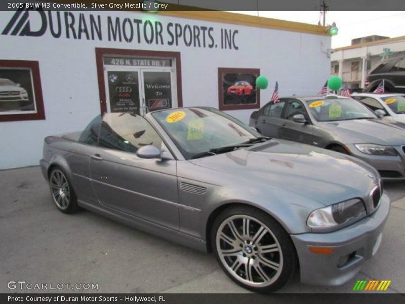 Silver Grey Metallic / Grey 2005 BMW M3 Convertible