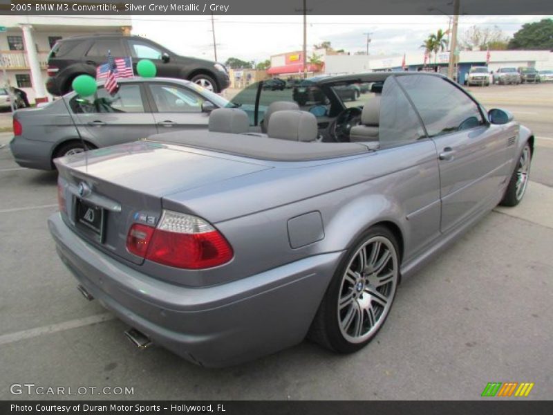 Silver Grey Metallic / Grey 2005 BMW M3 Convertible