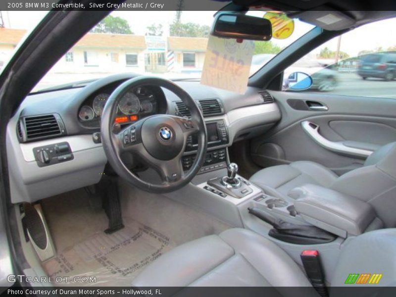 Grey Interior - 2005 M3 Convertible 