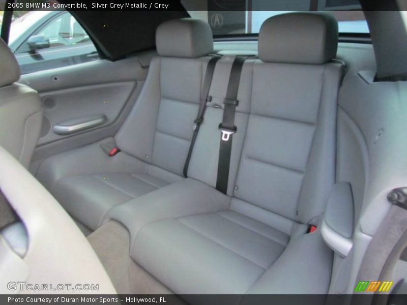 Rear Seat of 2005 M3 Convertible
