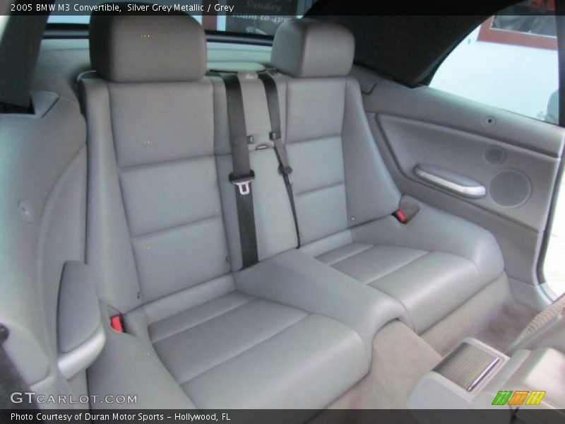 Rear Seat of 2005 M3 Convertible