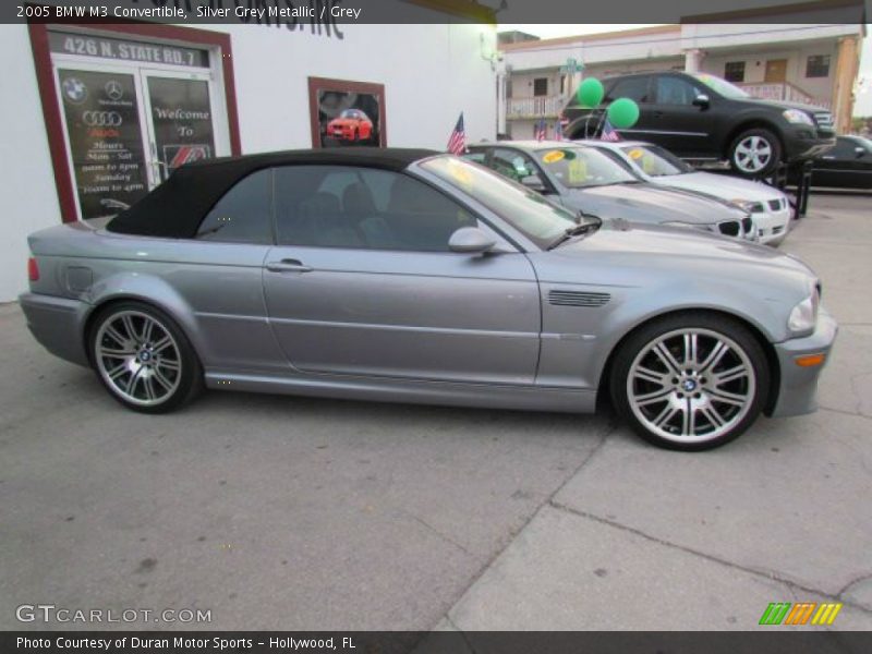 Silver Grey Metallic / Grey 2005 BMW M3 Convertible