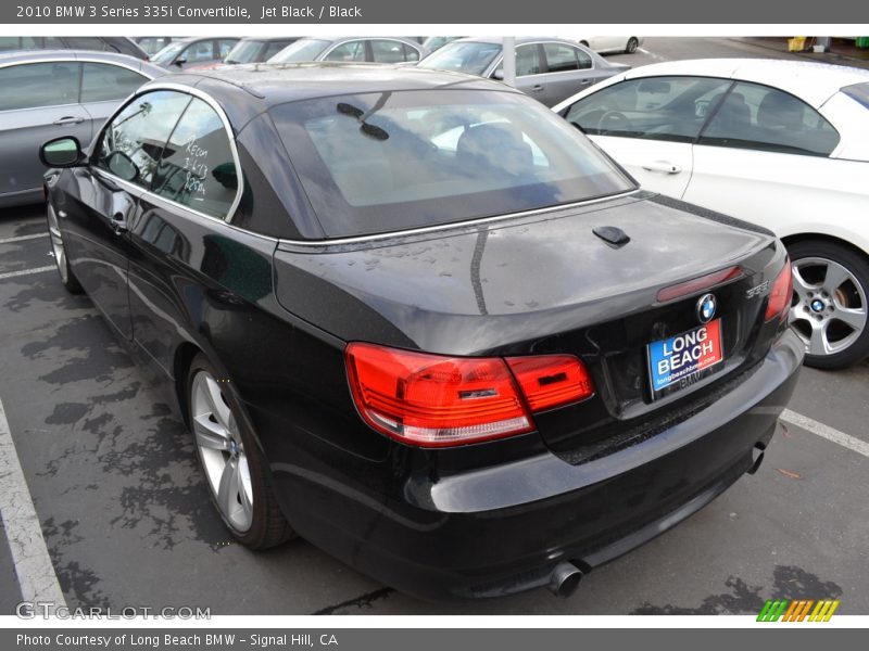 Jet Black / Black 2010 BMW 3 Series 335i Convertible