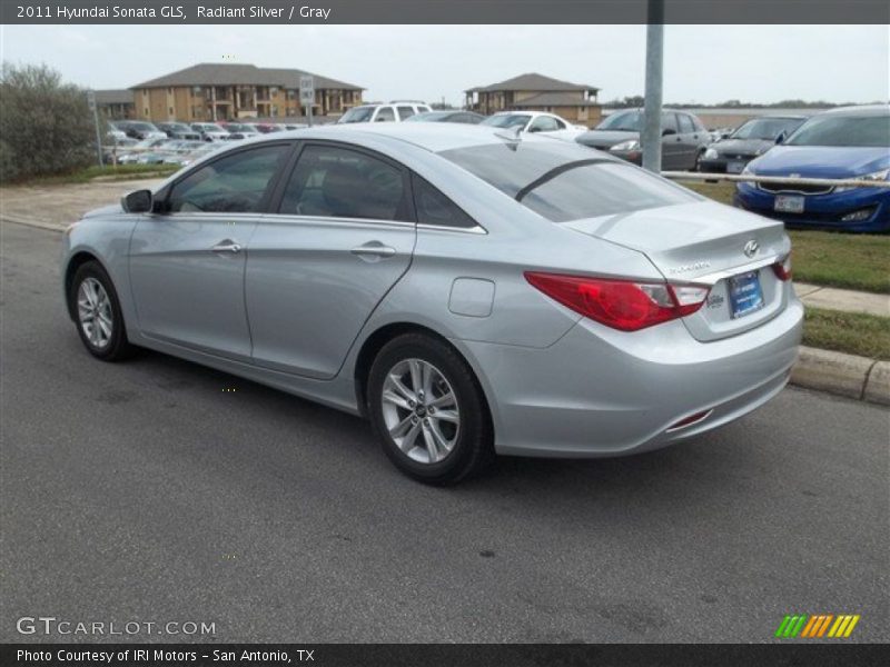 Radiant Silver / Gray 2011 Hyundai Sonata GLS
