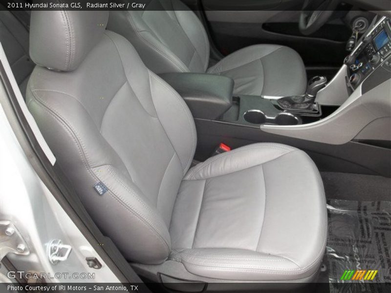 Radiant Silver / Gray 2011 Hyundai Sonata GLS