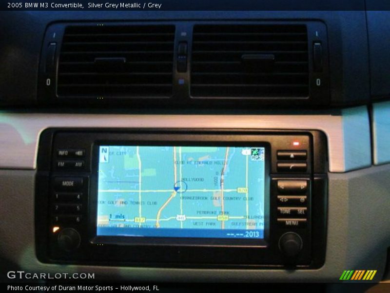 Navigation of 2005 M3 Convertible