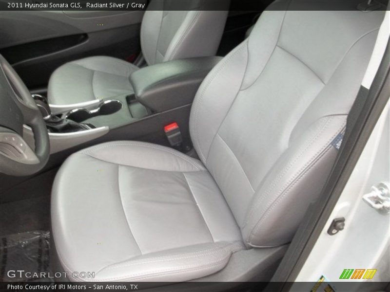 Radiant Silver / Gray 2011 Hyundai Sonata GLS