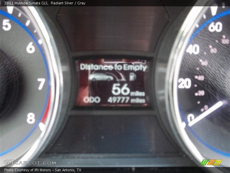 Radiant Silver / Gray 2011 Hyundai Sonata GLS