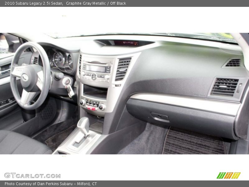 Graphite Gray Metallic / Off Black 2010 Subaru Legacy 2.5i Sedan