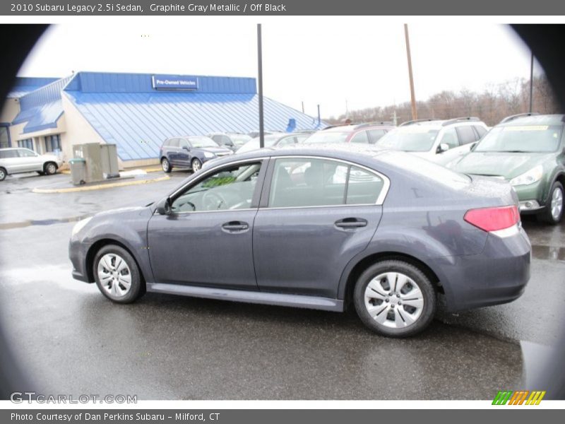 Graphite Gray Metallic / Off Black 2010 Subaru Legacy 2.5i Sedan