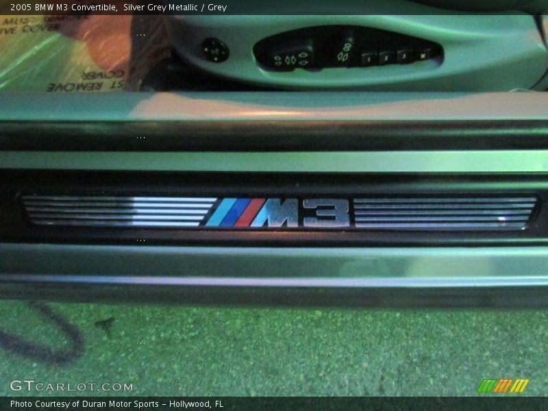 Silver Grey Metallic / Grey 2005 BMW M3 Convertible