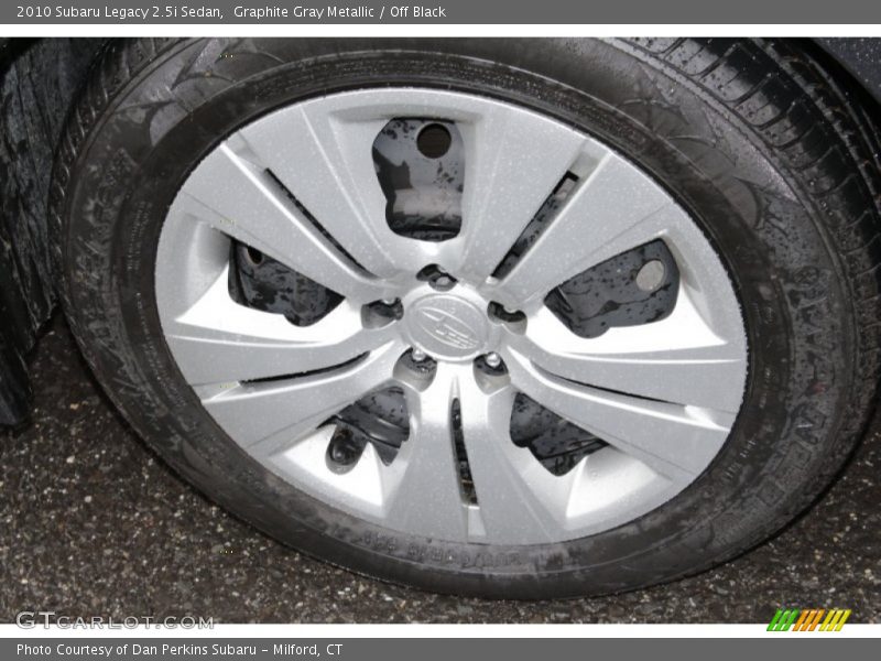 Graphite Gray Metallic / Off Black 2010 Subaru Legacy 2.5i Sedan